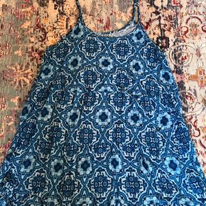 Massimo blue print dress